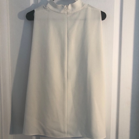 Classic Luxury Designer Lafayette 148 Mock Sleeveless Lined Tunic - Picture 3 of 4